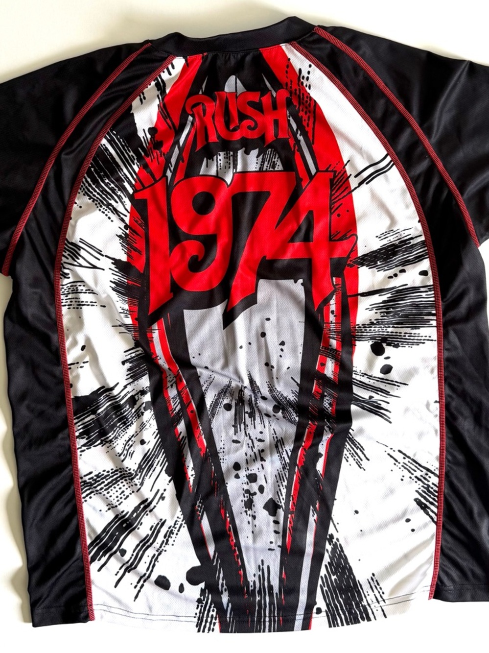 Primal Wear RUSH Rock Band Cycling Jersey Men’s L 1974 50th Anniversary Rare HTF - Picture 10 of 10